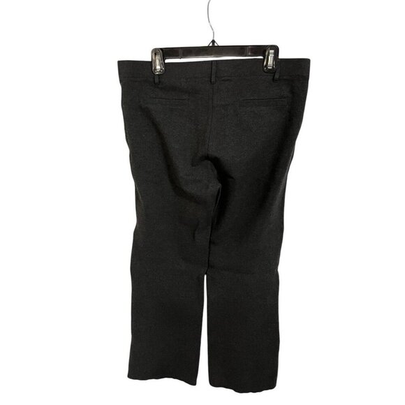 Betabrand Women's XL Gray Straight Leg Mid-Rise Dress Pants Faux Pockets - Picture 4 of 4